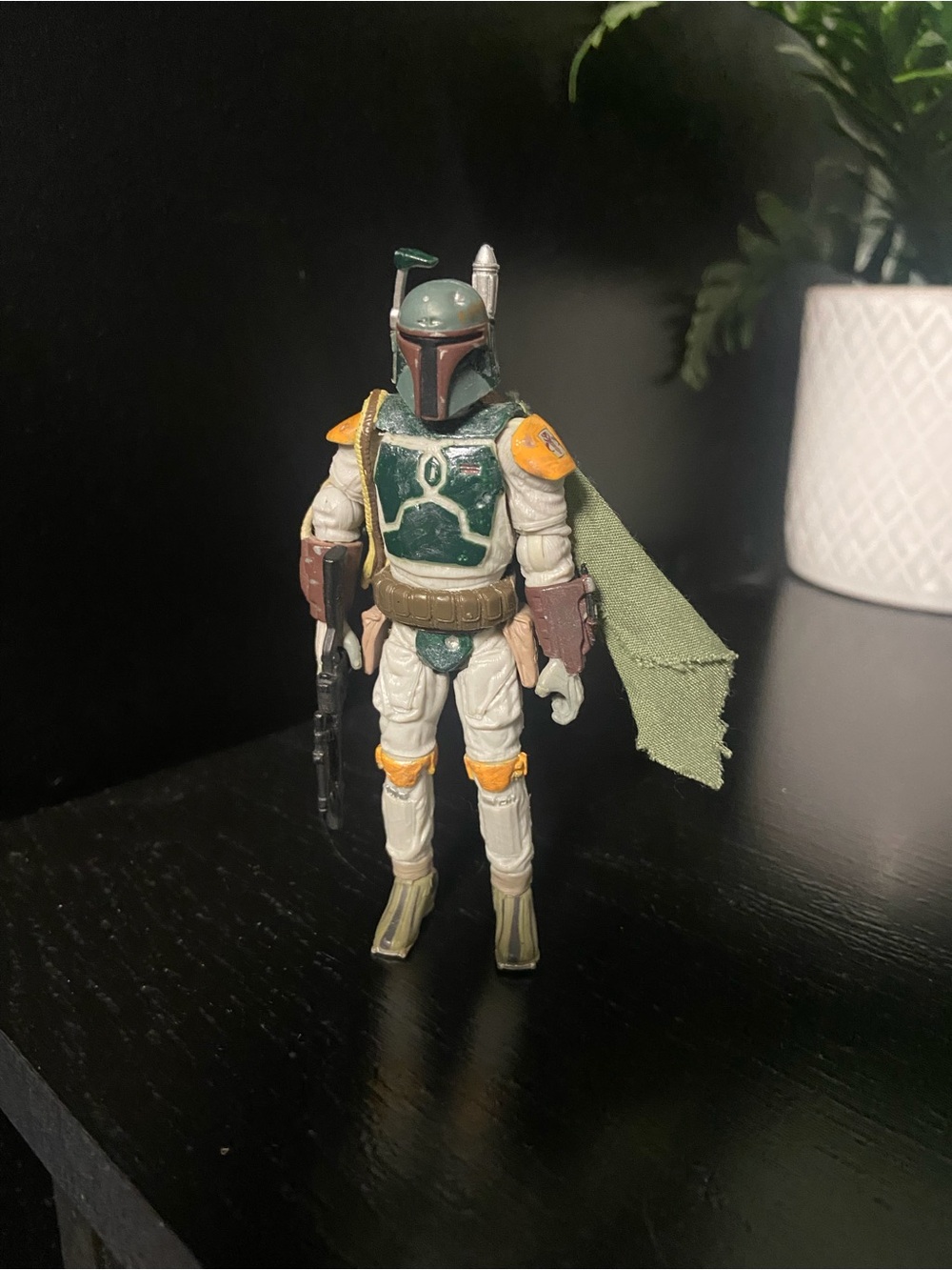 Hasbro Boba Fett Action Figure in Green, White, Yellow, Brown